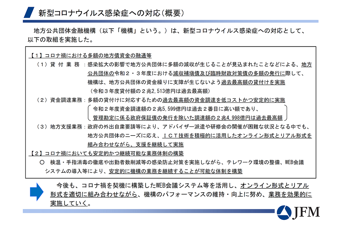 新型コロナウイルス感染症への対応についての概要